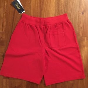 Polo by Ralph Lauren Bottoms - Boys red Polo RL shorts white big pony Polo by Ralph Lauren Bottoms - Boys red Polo RL shorts white big pony
